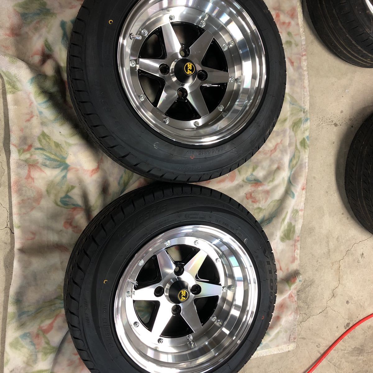 旧車深リム9J-15インチGX71ロンシャンPCD114.3 4穴 新品ホイール新品 