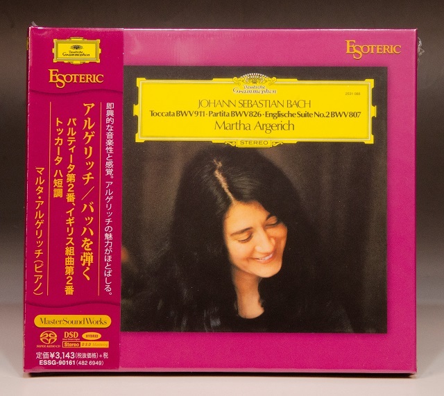定番人気，最新作 ESOTERIC の SACD アルゲリッチ/バッハを弾く パルティータ第二番 イギリス組曲第二番 トッカータハ短調 ESSG-90161(交響曲)｜売買されたオークション情報、yahooの商品情報をアーカイブ公開 - オー 交響曲