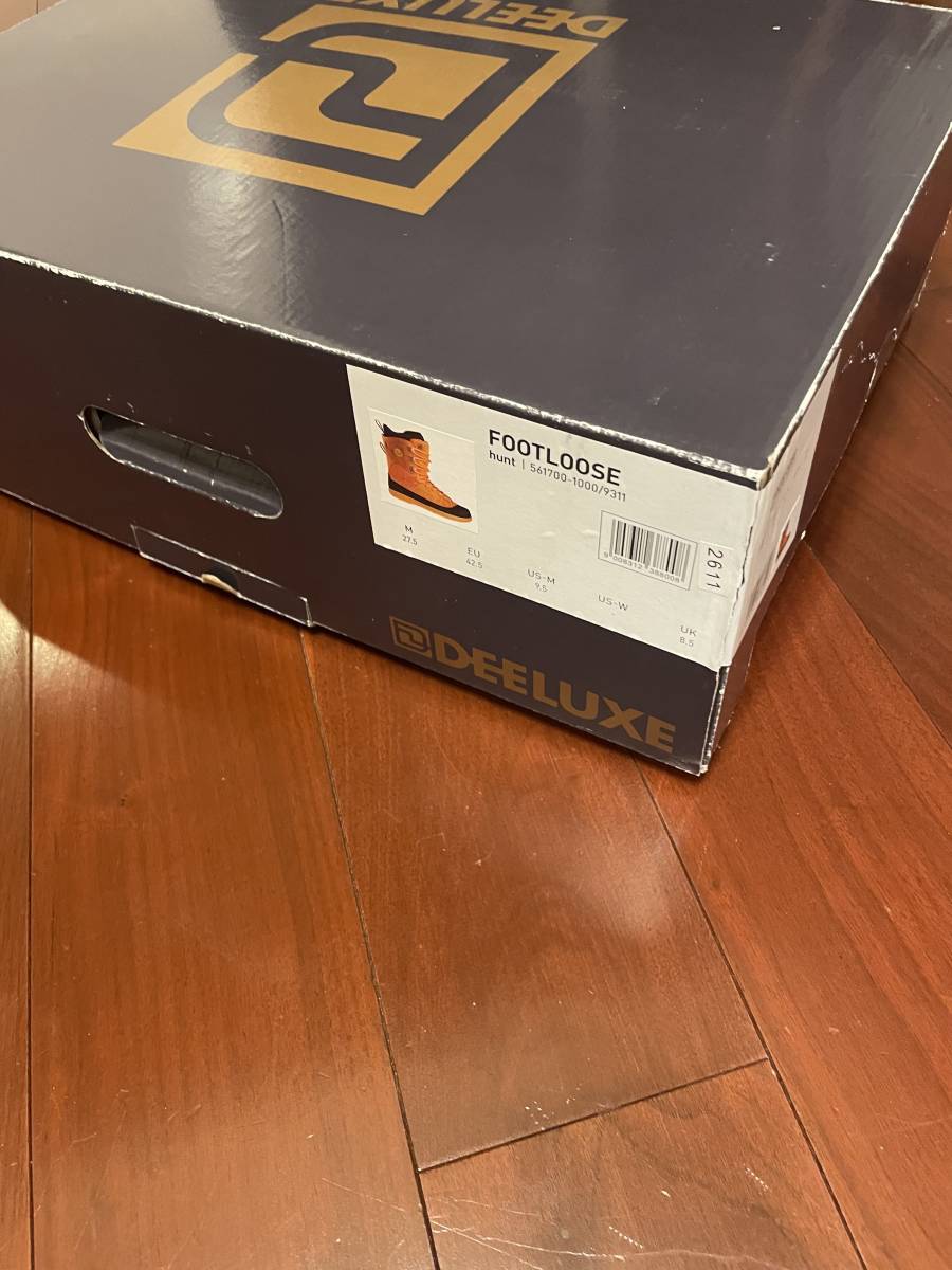 DEELUXE FOOTLOOSE 27.5cm US9.5 美品 ディーラックス ブーツ スノー 