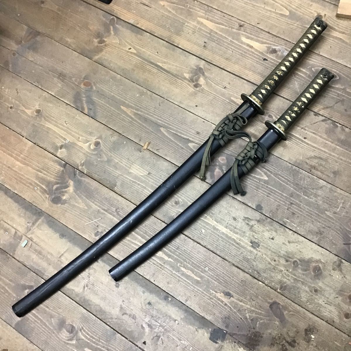 尺八 琴古流 晏弘 銘あり 中継ぎ 竹製 全長約60.7cm カバー付属 QC075