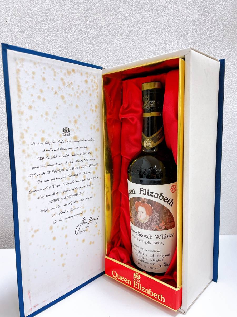 Queen Elizabeth クイーンエリザベス 750ml デラックス 43% 飲料 未開
