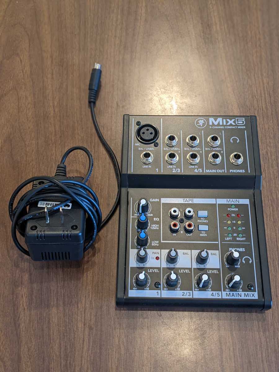 MACKIE マッキー MIX5 超コンパクトアナログミキサー | コンパクト