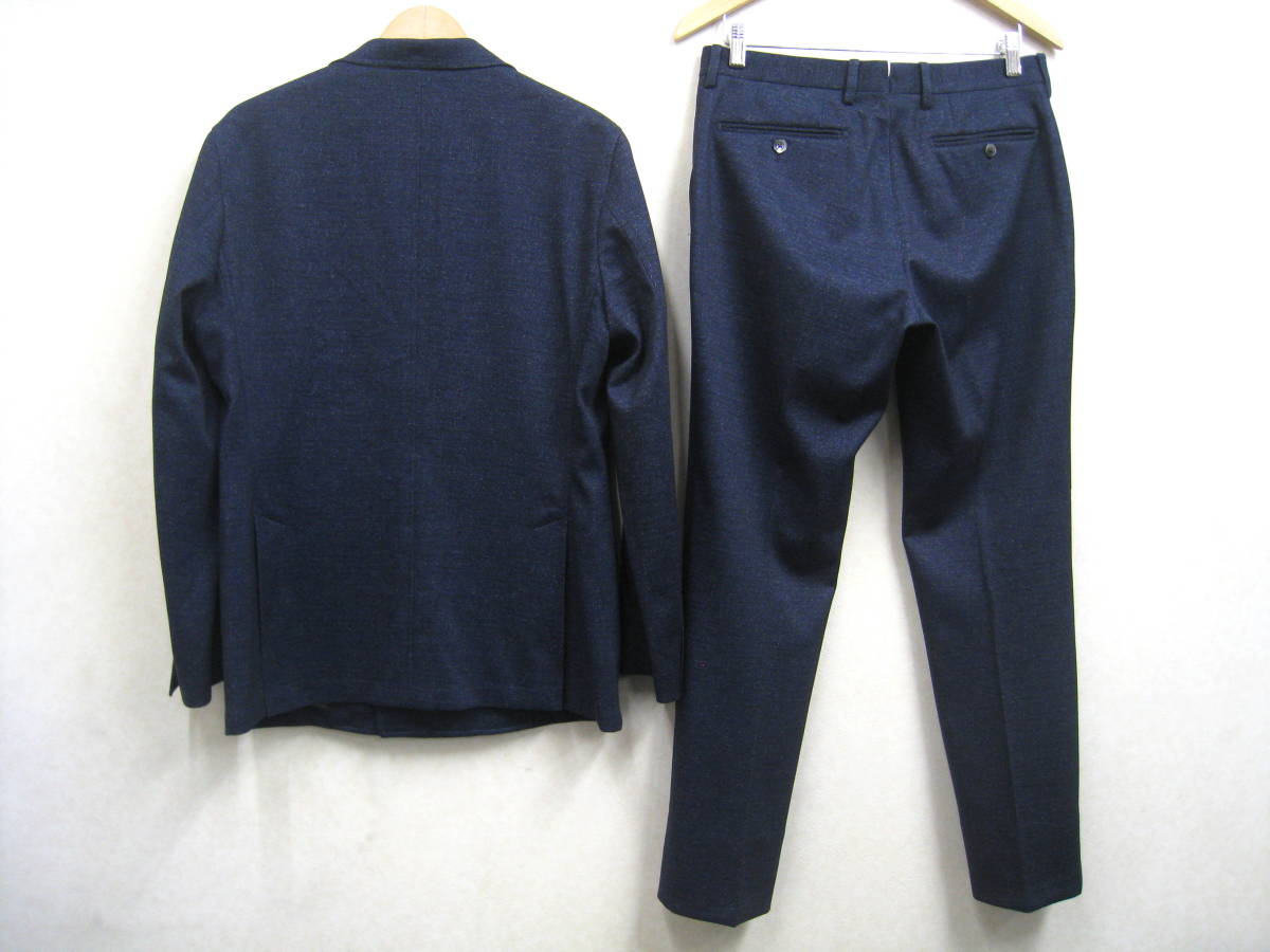 BEAMS HEART◇ビームス レーヨン混 ストレッチ セットアップ スーツ 