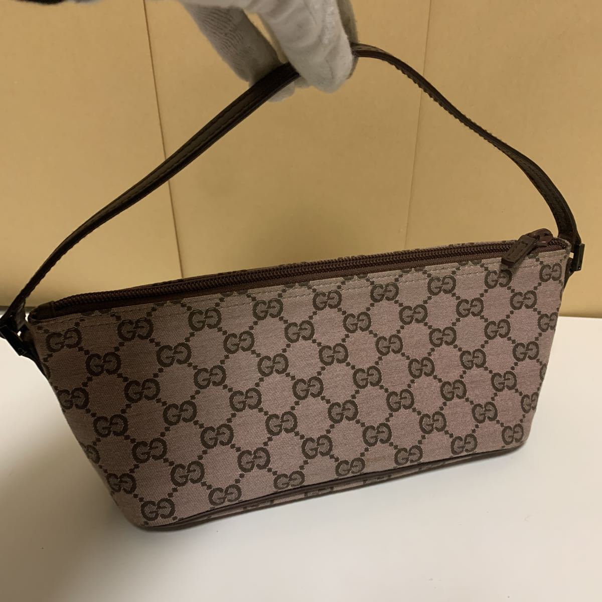 1円スタート GUCCI グッチ バニティ アクセサリー ポーチ GG