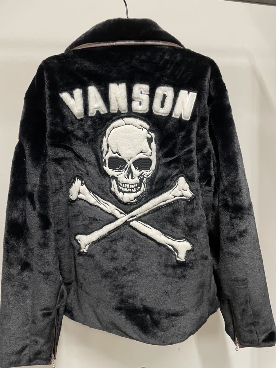 VANSON バンソン ボア ライダース ファー ジャケット NVJK-2108 VANSON バンソン ボア ライダース ファー ジャケット NVJK-2108
