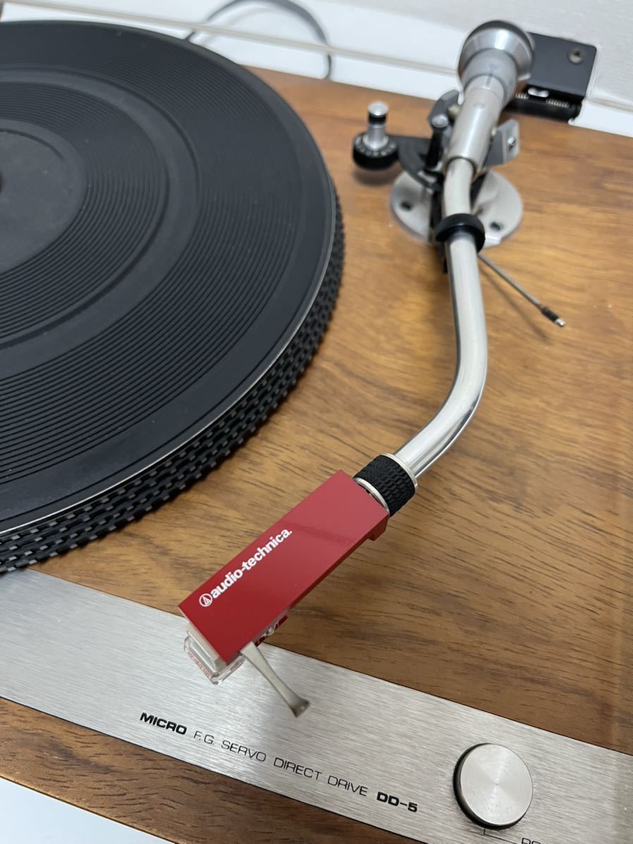完動 美品 MICRO マイクロ DD-5 ターンテーブル レコードプレーヤー 
