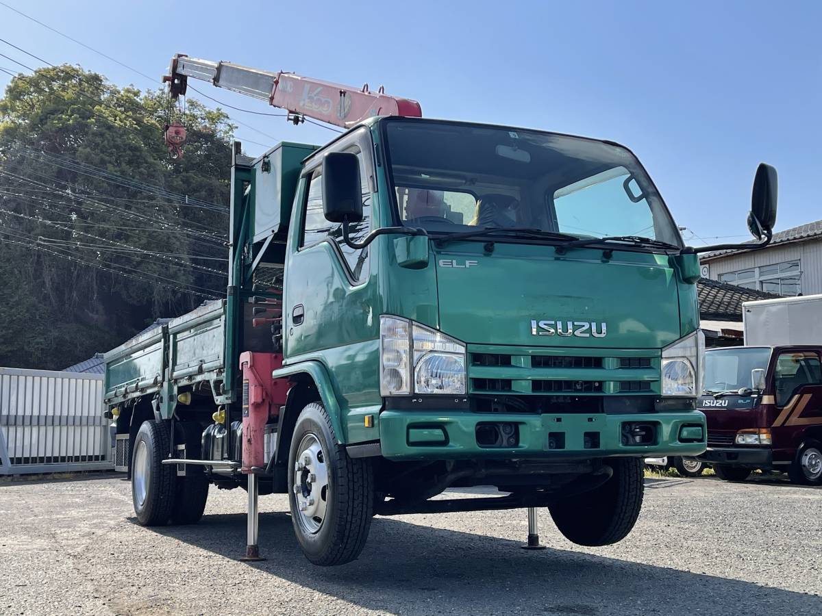動画有 H年 いすゞ エルフ Elf 3段クレーン 古河 ユニック フックイン 積載3750kg 2 9l ディーゼル ターボ 6速mt 佐賀福岡 2tトラック 小型トラック 売買されたオークション情報 Yahooの商品情報をアーカイブ公開 オークファン Aucfan Com