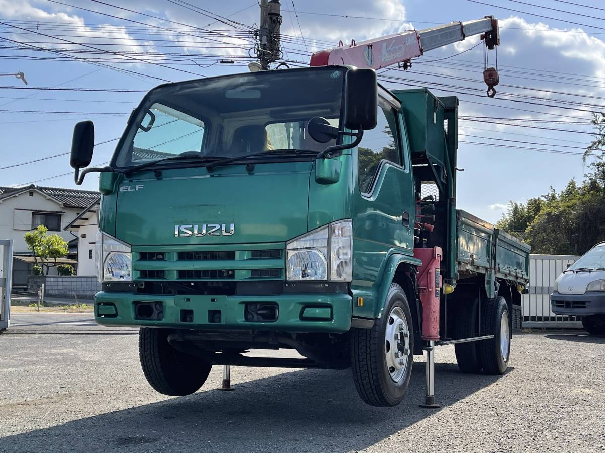 動画有 H年 いすゞ エルフ Elf 3段クレーン 古河 ユニック フックイン 積載3750kg 2 9l ディーゼル ターボ 6速mt 佐賀福岡 2tトラック 小型トラック 売買されたオークション情報 Yahooの商品情報をアーカイブ公開 オークファン Aucfan Com