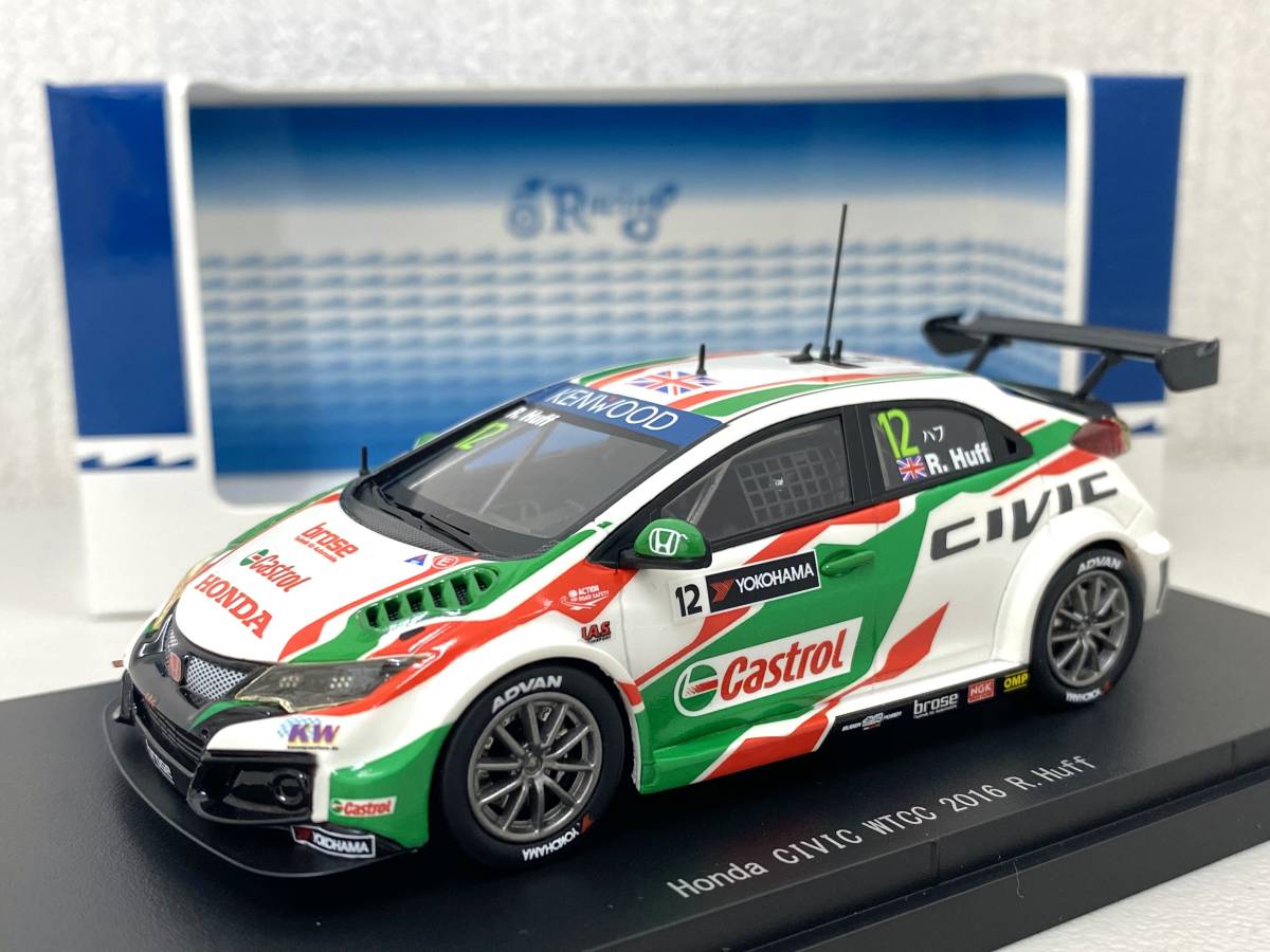【安い，定番人気】 ＜絶版 未展示＞EBBRO エブロ 1/43 Honda CIVIC WTCC 2016 No.12 R.Huff ホンダ シビック 世界ツーリングカー選手権(レーシングカー)｜売買されたオークション情報、yahooの商品情報をアーカイブ公開 - オ レーシングカー