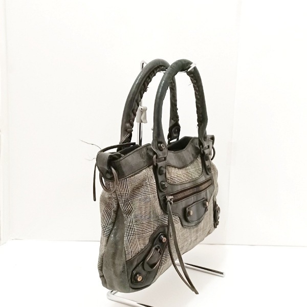 バレンシアガ BALENCIAGA ザ・ファースト 0 レザー ハンドバッグ