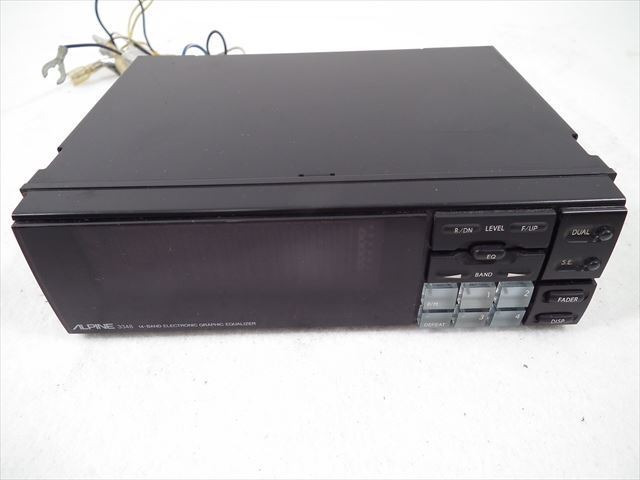 □ ALPINE アルパイン 3348 イコライザー 旧車など 中古 現状品