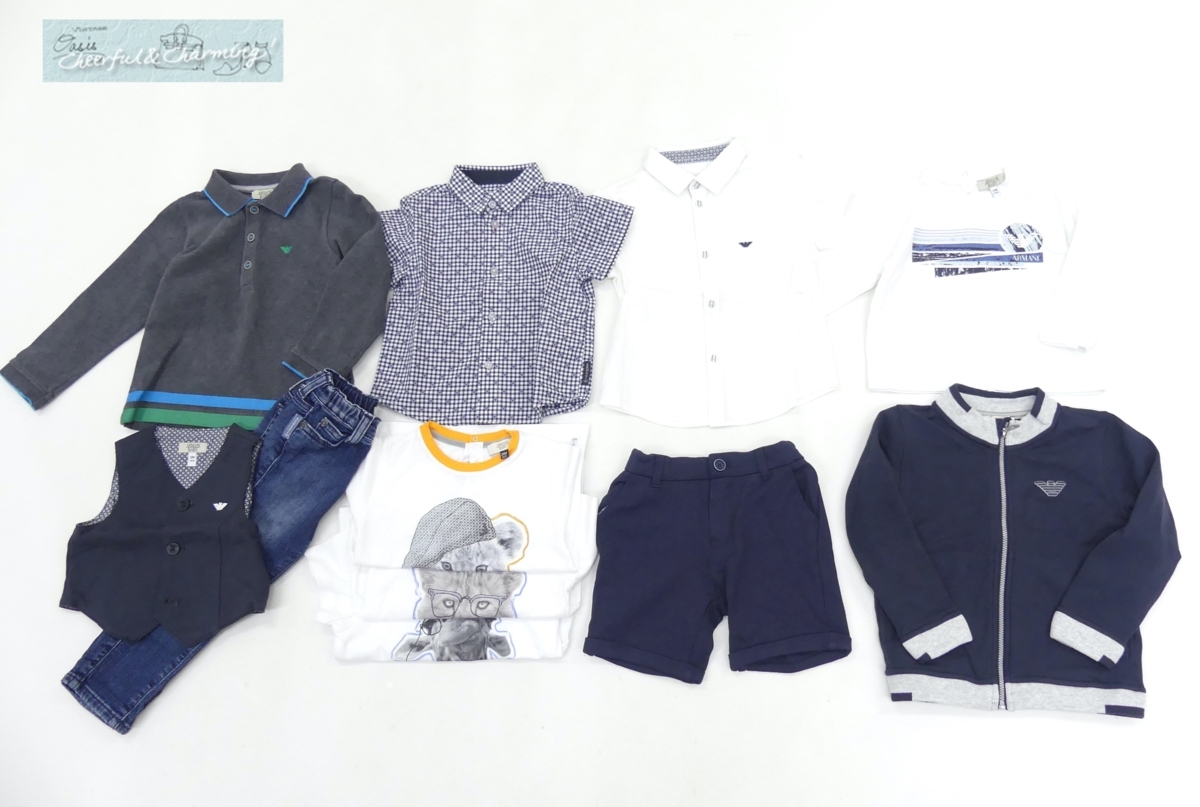  ARMANI BABY ボーイズベビー服12点 Tシャツ/シャツ/ポロシャツ/パンツ/ベスト/ジップアップトレーナー/スタイ 12か月 24ヶ月(セット、まとめ売り)｜売買されたオークション情報、yahooの商品情報 セット、まとめ売り