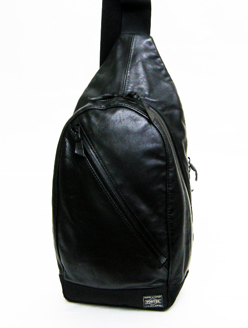 メンズ 【廃盤品】PORTER ZOOM WAIST BAG LEATHER