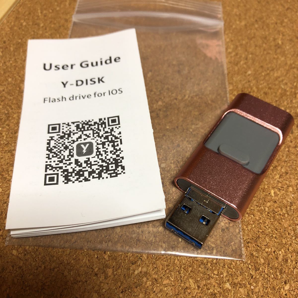 USBメモリー フラッシュドライブ DISK 32GB lightning USB, micro-B 