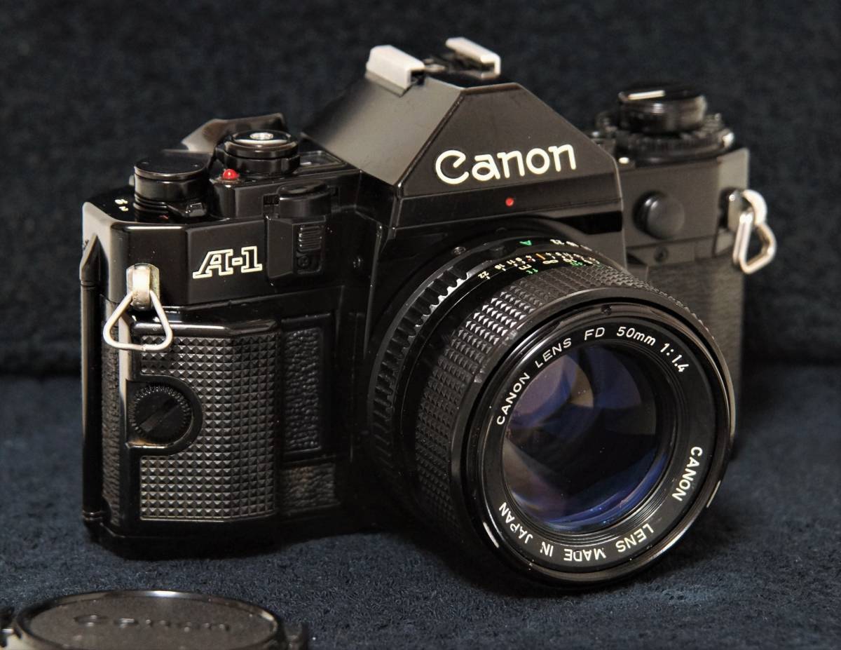03737cmrk Canon AE-1P PROGRAM + New FD 50mm F1.4 MF一眼レフ