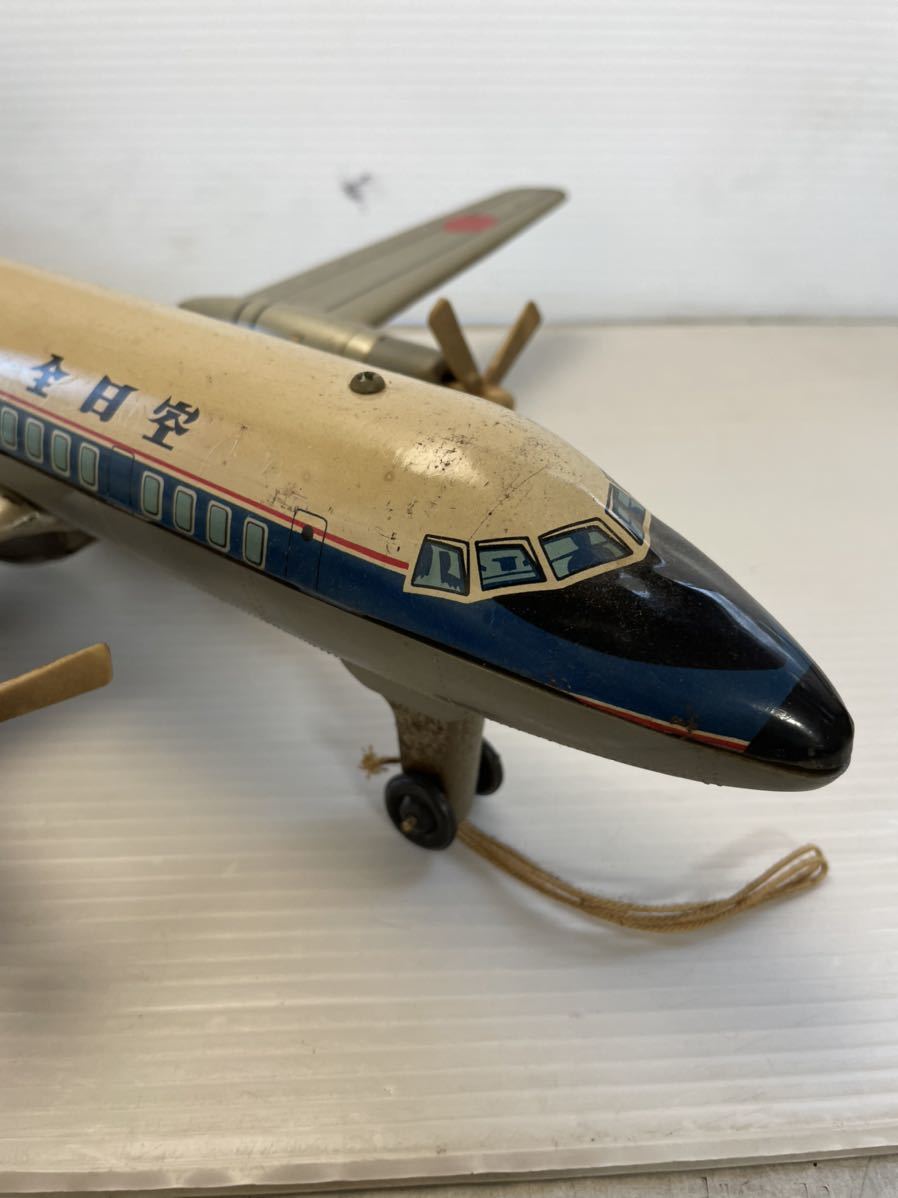 全日空 飛行機 野村トーイ ブリキ 大型希少モデル 昭和レトロYS-11A YS