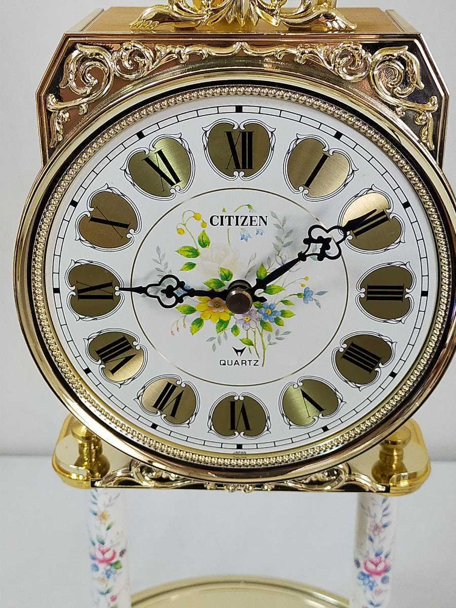 NN0303 086 CITIZEN シチズン 置き時計 振り子時計 4RJ612 ガラス