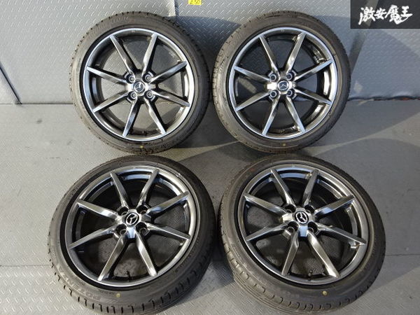 ○マツダ 純正 ND5RC ロードスター RF 17インチ 7J +45 4H PCD100 ハブ 