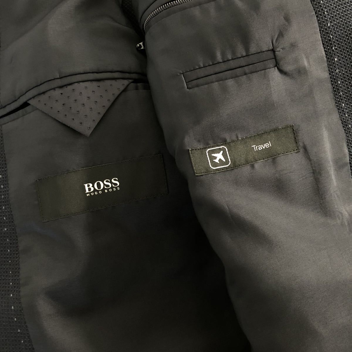 Bb18 HUGO BOSS ヒューゴボス *TRAVEL トラベル* テーラードジャケット 