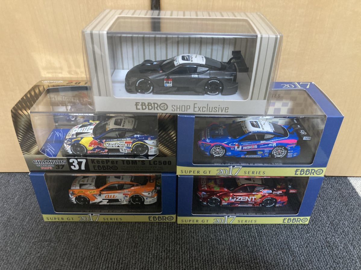 エブロ 1⁄43 スーパーGT GT500 2017 ZENT CERUMO LC500 No.38