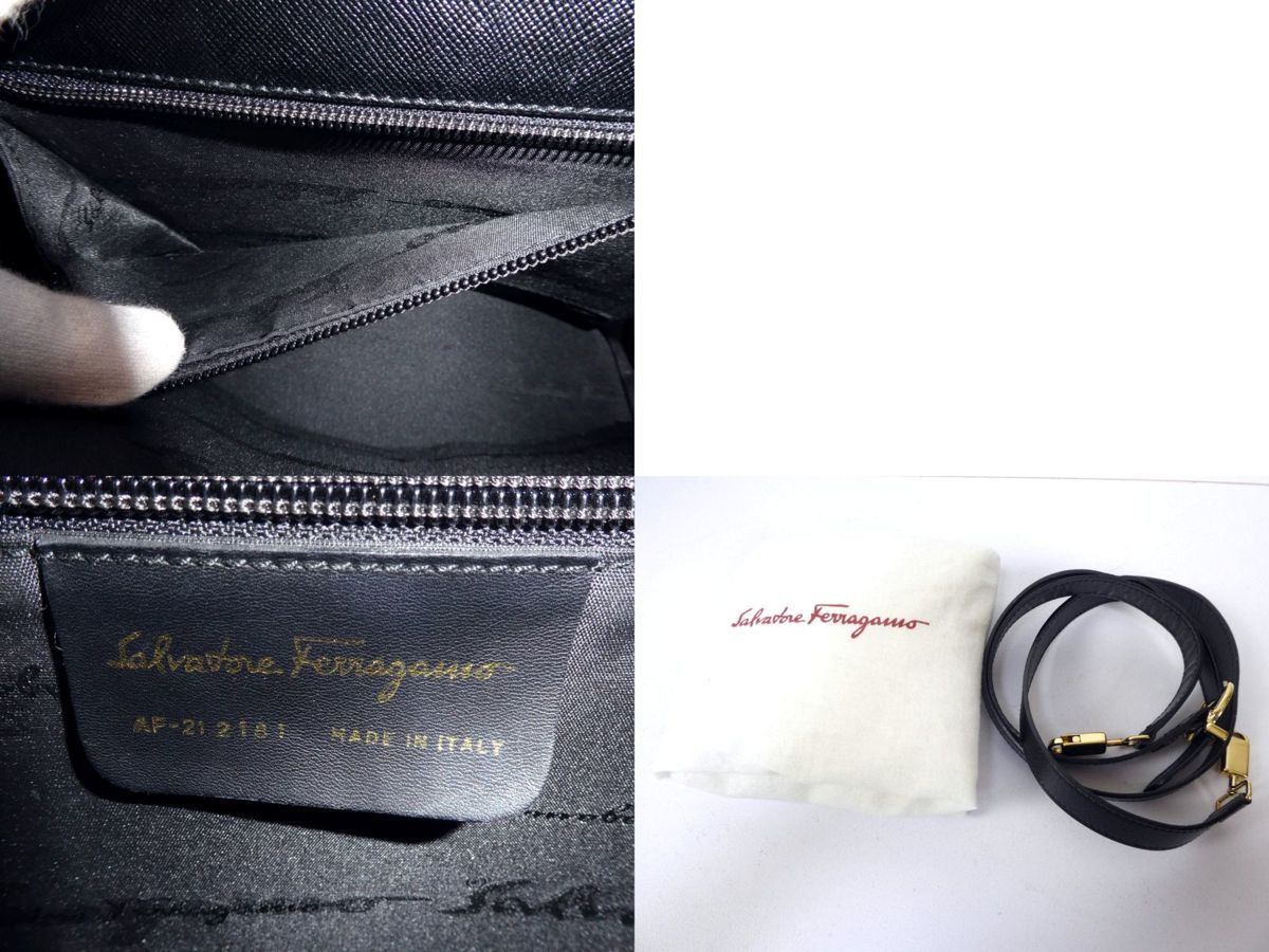 Salvatore Ferragamoフェラガモ『ガンチーニ 2WAYバッグ 2WAY ベージュ 