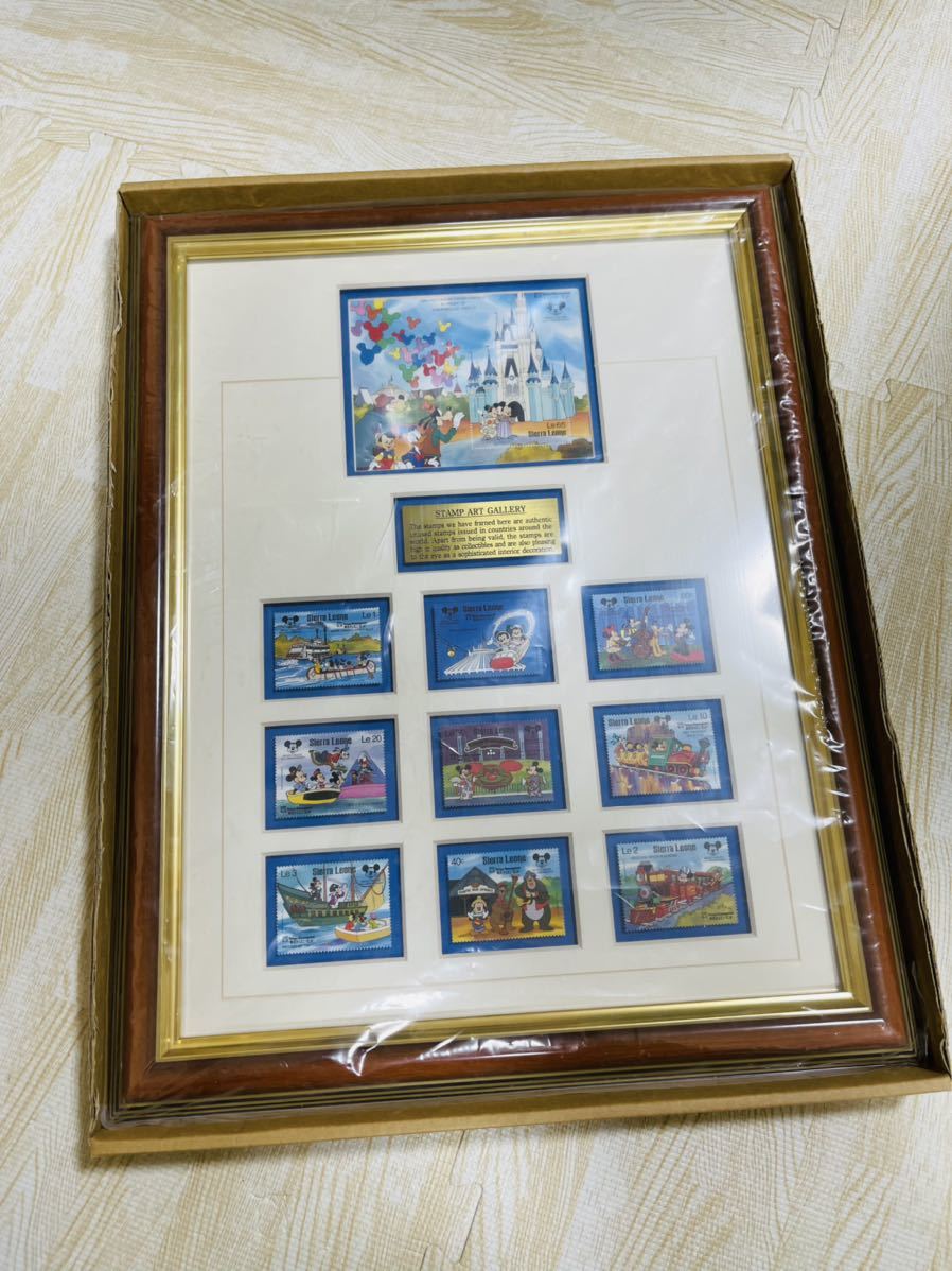 ディズニー 額 コレクション ミッキー スタンプアート ギャラリー