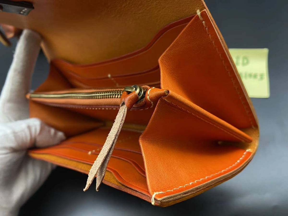 二つ折り長財布 最高峰 栃木レザー ウォレット 本革 牛ヌメ革 メンズ 財布 手染め手縫い ハンドメイド 牛革 小錢入れあり キャメル 長財布 小銭入れあり 売買されたオークション情報 Yahooの商品情報をアーカイブ公開 オークファン Aucfan Com