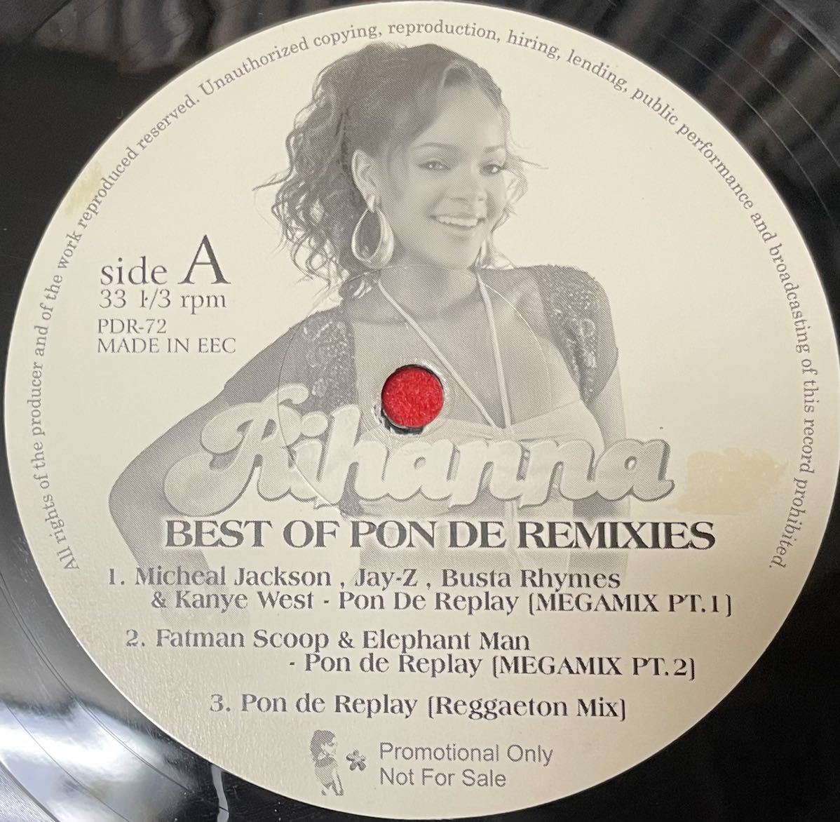 プロモ盤 Rihanna マイケルジャクソンやjay Z等をfeatした リミックス収録 リアーナの出世曲pon De Replay 12inchサイズ盤 ディスコ 売買されたオークション情報 Yahooの商品情報をアーカイブ公開 オークファン Aucfan Com