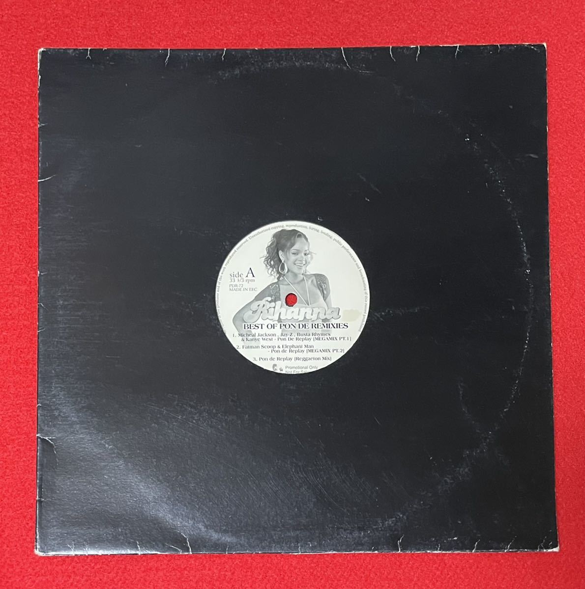 プロモ盤 Rihanna マイケルジャクソンやjay Z等をfeatした リミックス収録 リアーナの出世曲pon De Replay 12inchサイズ盤 ディスコ 売買されたオークション情報 Yahooの商品情報をアーカイブ公開 オークファン Aucfan Com