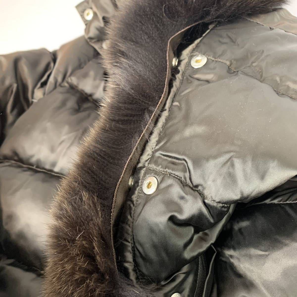 MONCLER モンクレール 茶タグ ダウンジャケット ダウンコート フード 