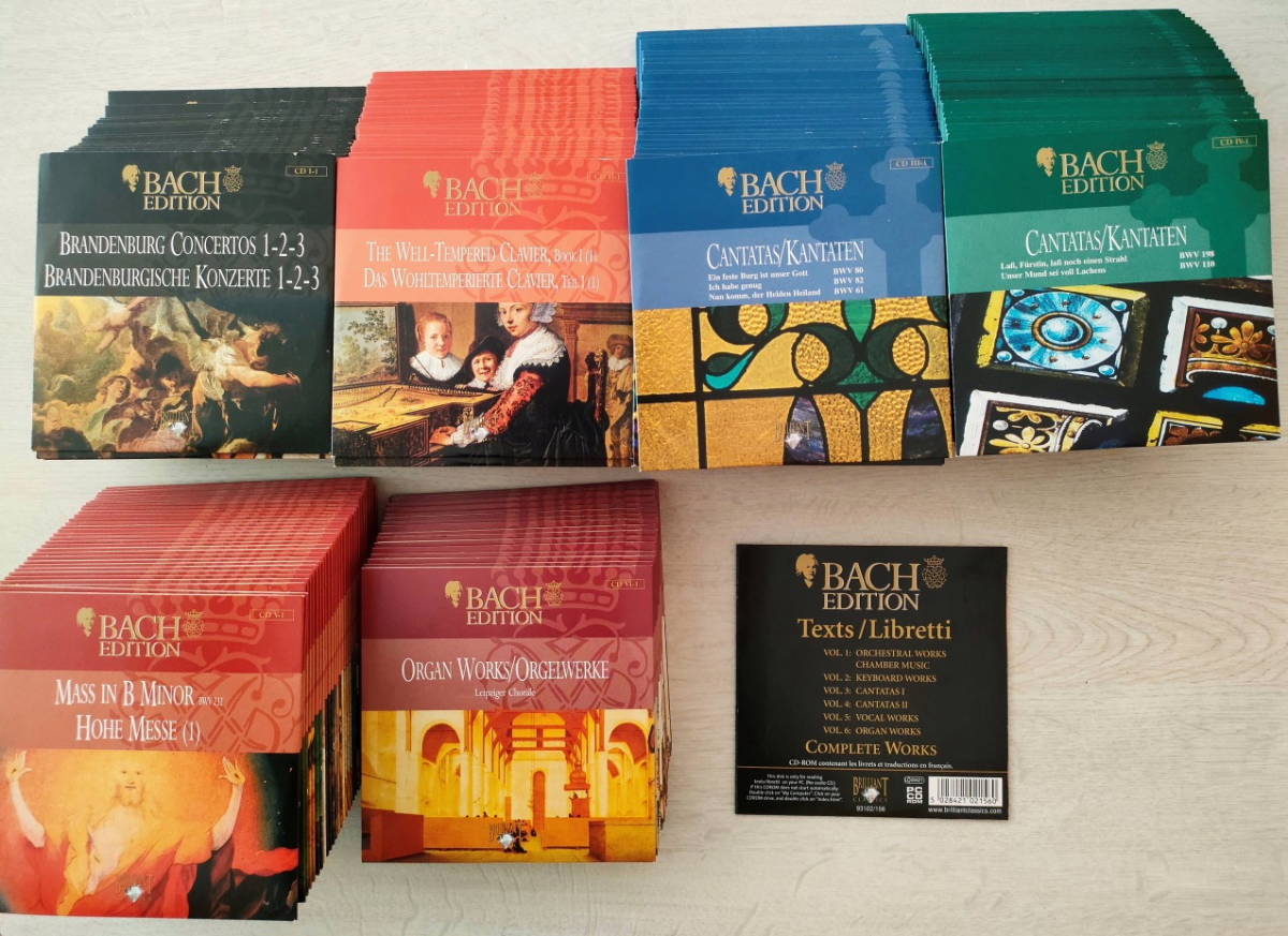 バッハ全集155cdブリリアント