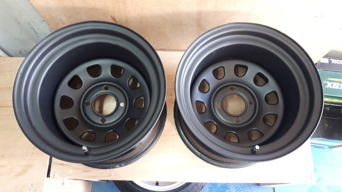 鉄チンホイール 10J 114.3 4穴 -45 2本 品(社外品)｜売買され