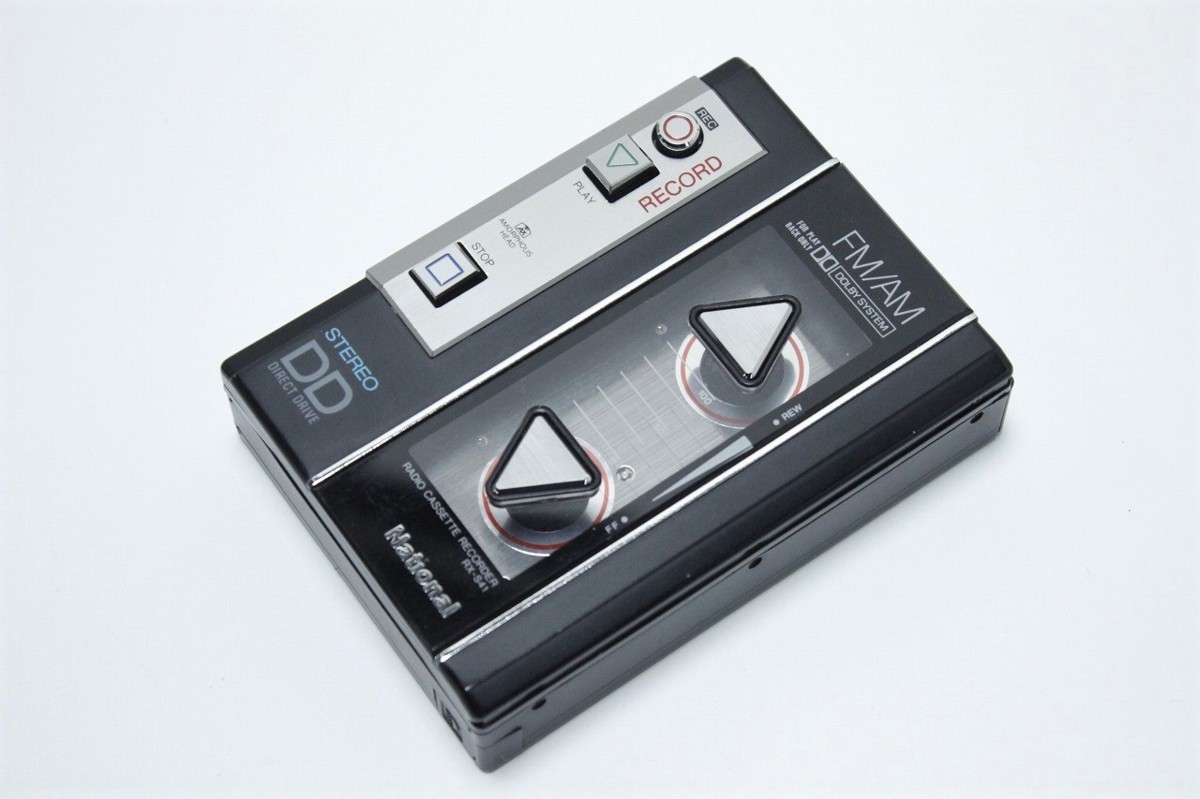 National ナショナル RX-S41 ラジオ付き カセットレコーダー FM/AM