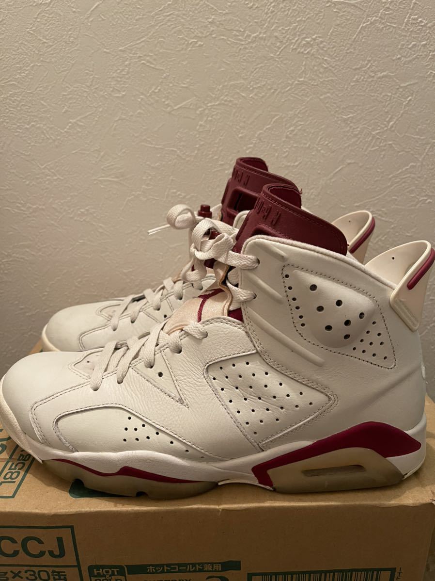 NIKE AIR JORDAN 6 MAROON マルーン28cm 品番: 384664-116 2015年発売 