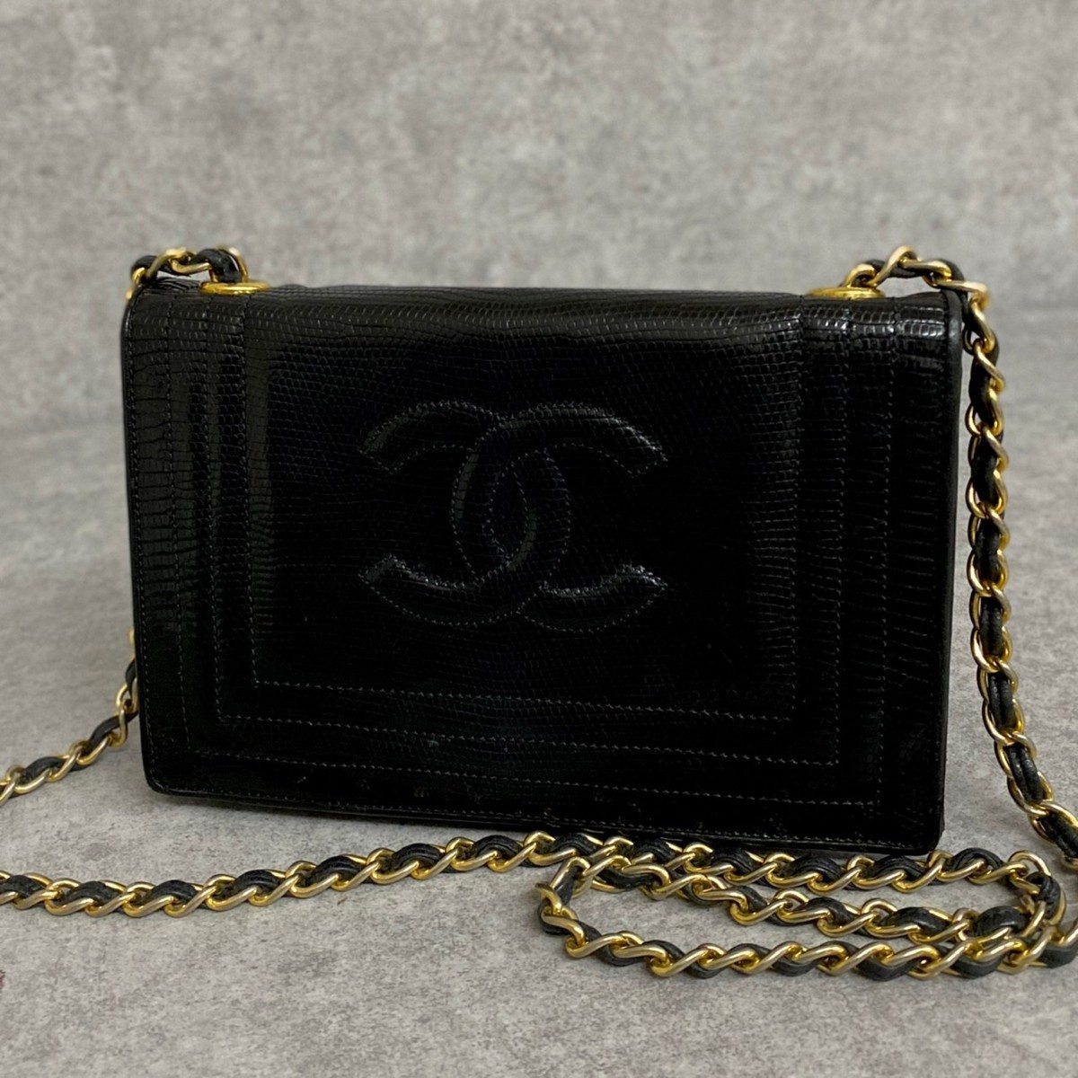 CHANEL シャネル 美品 0番台 1円 ヴィンテージ シール有 極 ココマーク 