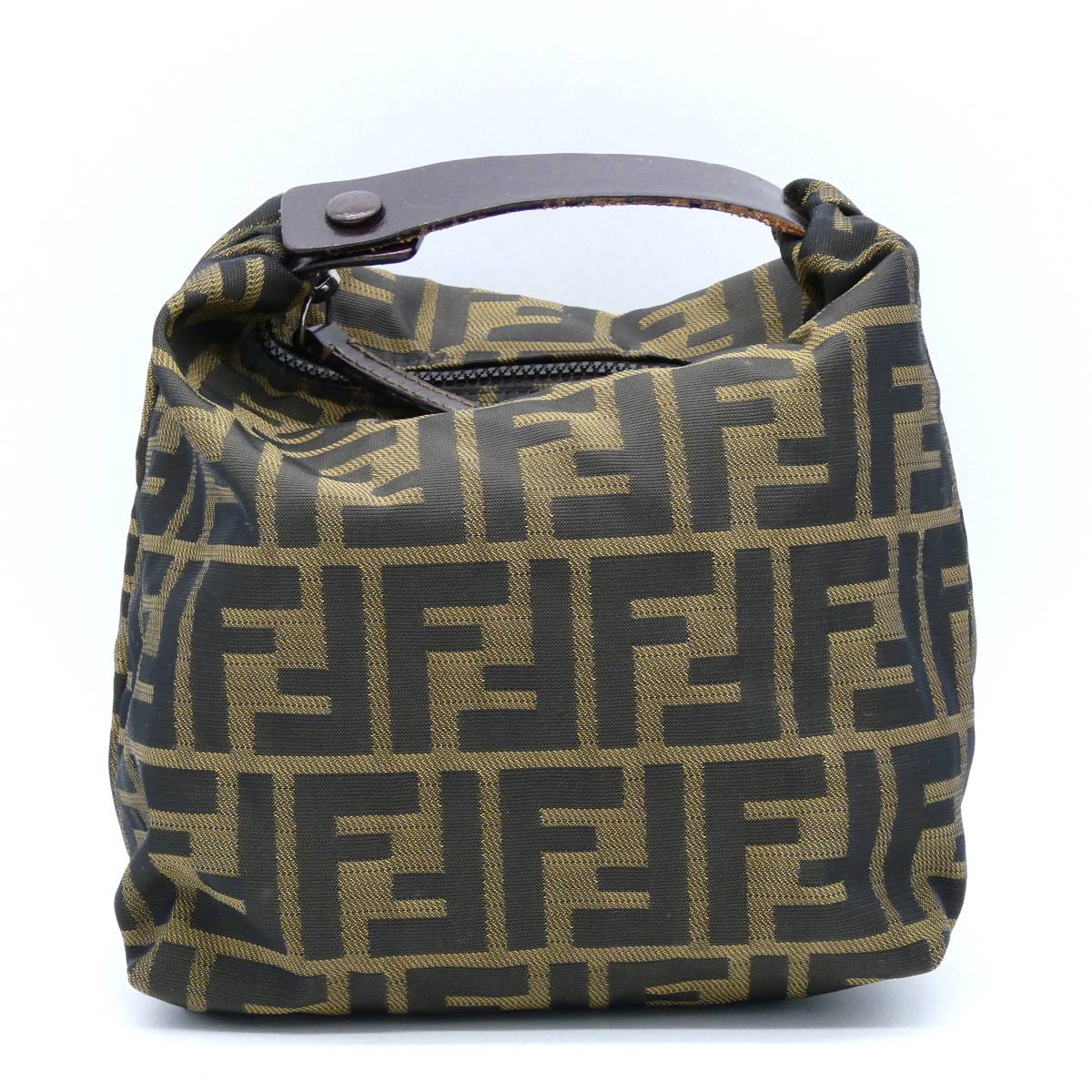 1円 FENDI フェンディ ズッカ柄 ズッカ バニティポーチ アクセサリー 