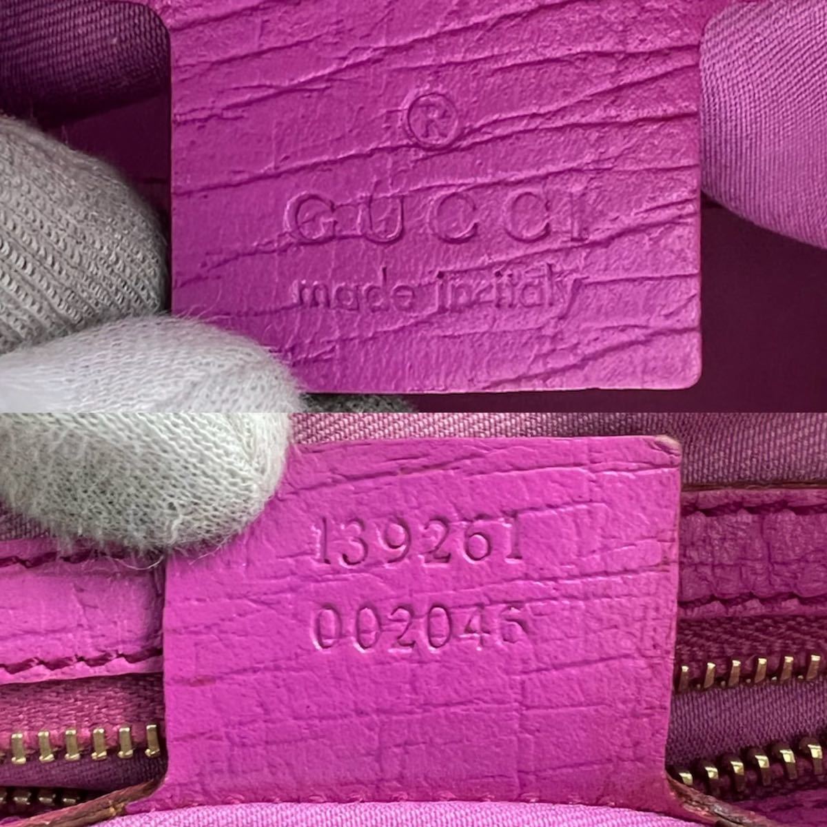 1円【極美品・ミニサイズ】GUCCI グッチ GG柄 ミニハンドバッグ 