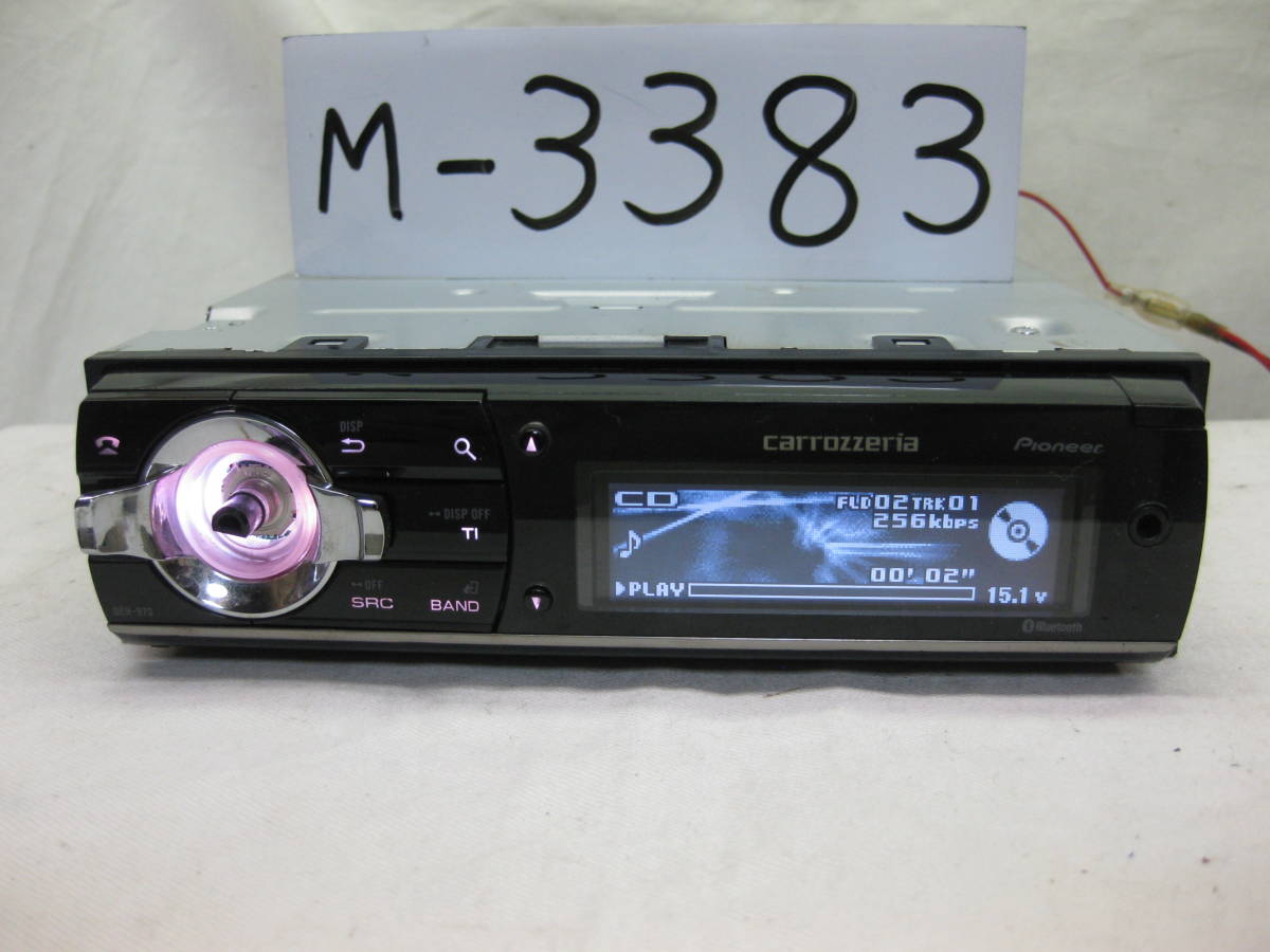 M-3383 Carrozzeria カロッツェリア DEH-970 MP3 USB Bluetooth