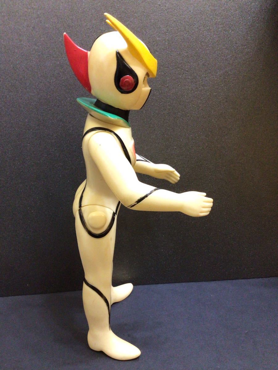 当時物　ブルマァク　新造人間キャシャーン　ソフビ　昭和　レトロ　希少 □当時物/ブルマァク/新造人間キャシャーン/大型/ソフビ/フィギュア