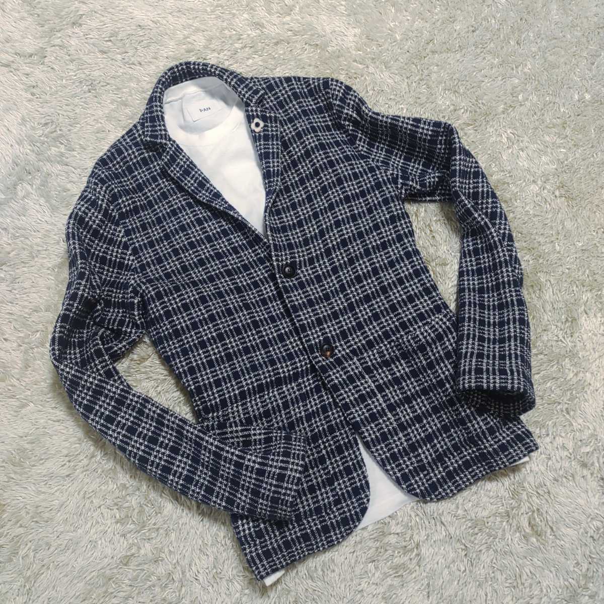 漂う清涼感】ラルディーニ LARDINI パイル地 テーラードジャケット