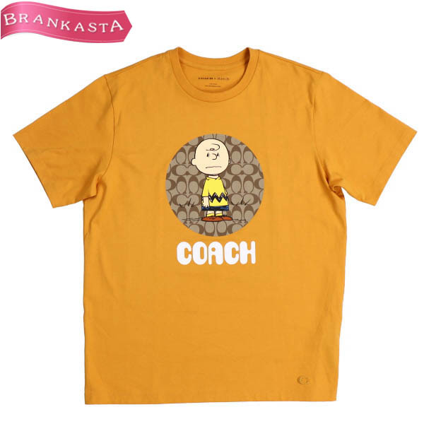 美品】COACH/コーチ メンズ 半袖 Tシャツ PEANUTSコラボ クルーネック 