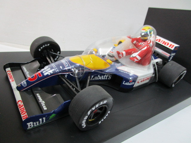 ミニチャンプス 1/18 ウイリアムズ ルノー FW14 イギリスGP 1991 A 