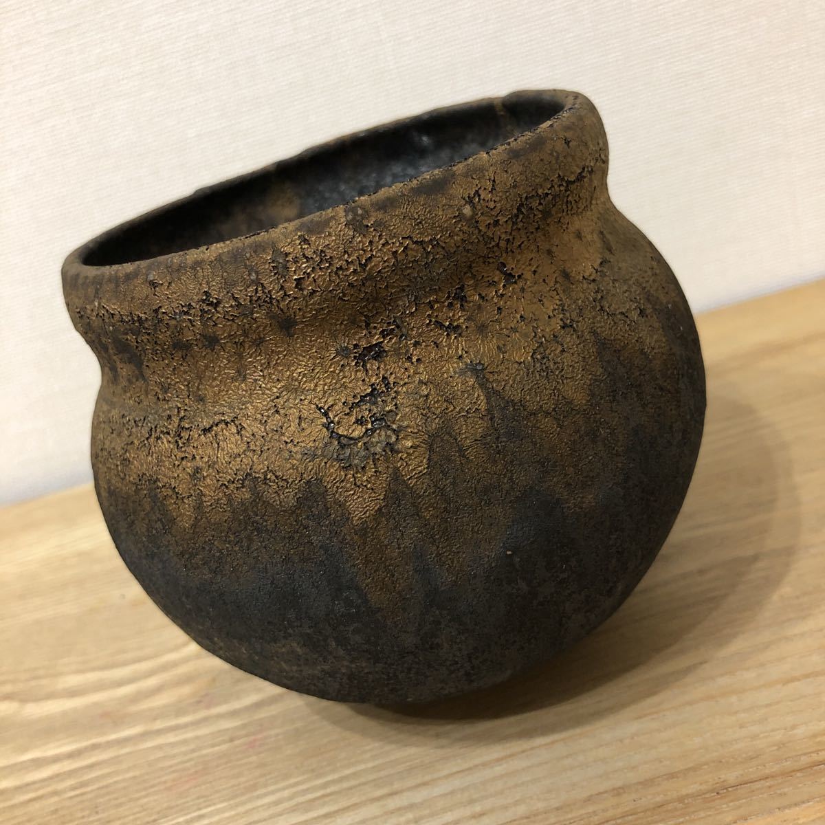 小野瀬一 大鉢 浅鉢 小野瀬一 レア作家鉢 未使用 公式通販 【公式通販】