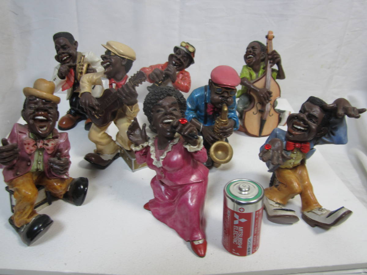 音楽 フィギュア 8人のグループ人形 中古品 | 8人編成 フィギュア 