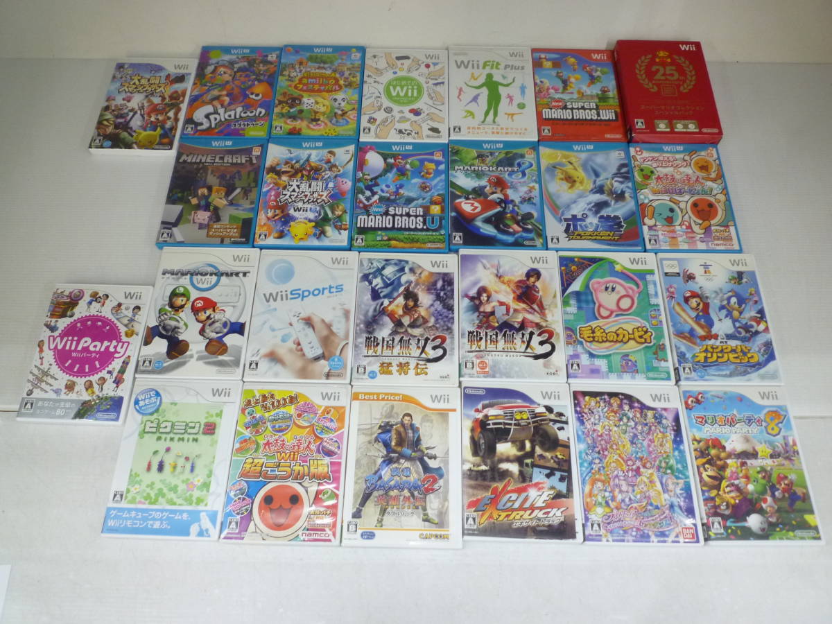 ジャンク Wii Wiiuソフト26本セット スプラトゥーン プリキュア 無双シリーズなど その他 売買されたオークション情報 Yahooの商品情報をアーカイブ公開 オークファン Aucfan Com