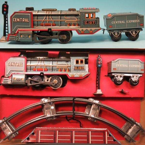 蒸気機関車 親し 1630 昭和レトロ ぜんまい おもちゃ 