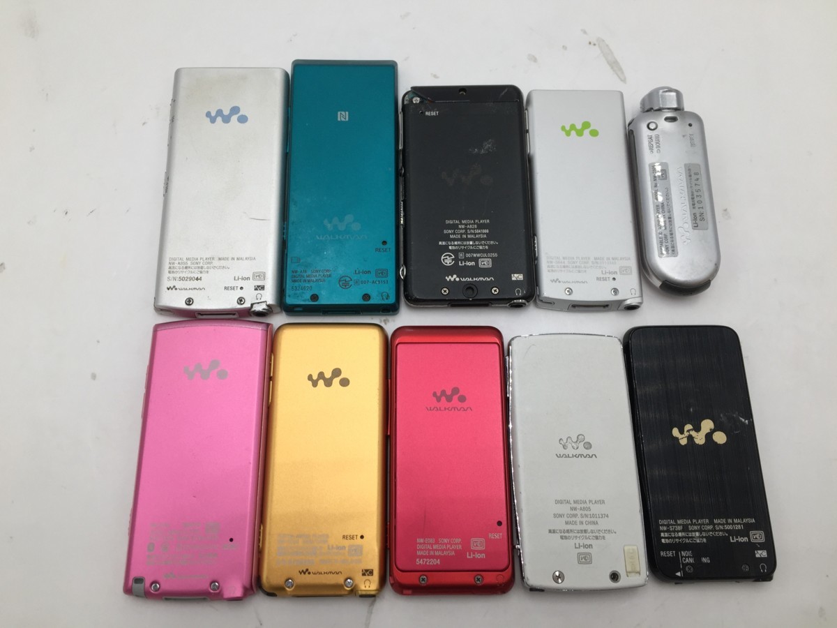 ♪▲【SONY ソニー】WALKMANデジタルメディアプレーヤー 10個セット NW-A16 他 まとめ売り品 0223 9