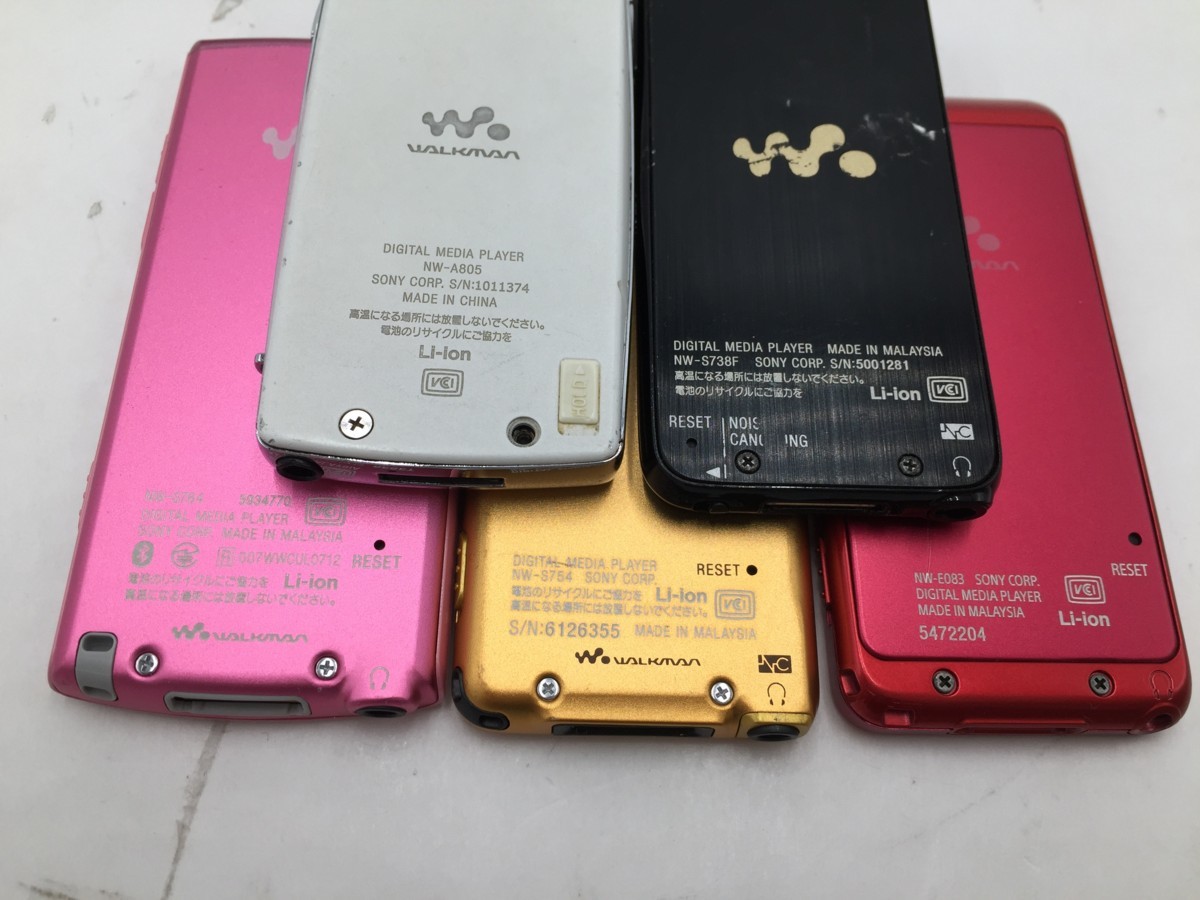 ♪▲【SONY ソニー】WALKMANデジタルメディアプレーヤー 10個セット NW-A16 他 まとめ売り品 0223 9