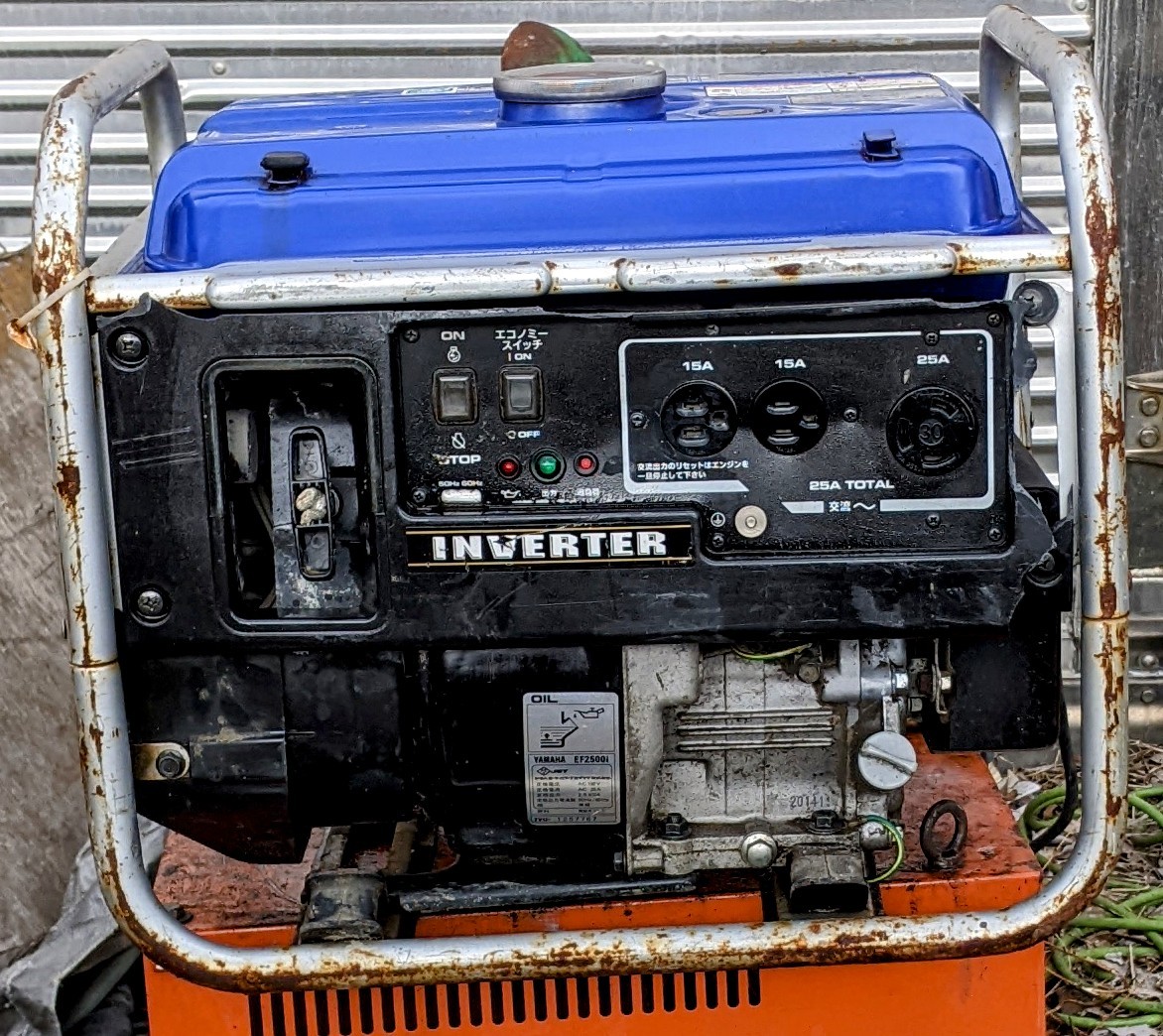 ヤマハ EF2500i - インバーター発電機 発電機 YAMAHA 2.5kvA PLOW