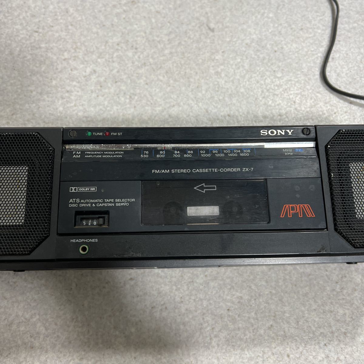 SONY ソニーラジカセ ZX-7 SONY ZX-7 Yahoo!オークション じんけいの